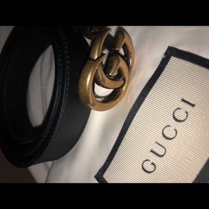 REAL double G Gucci Belt